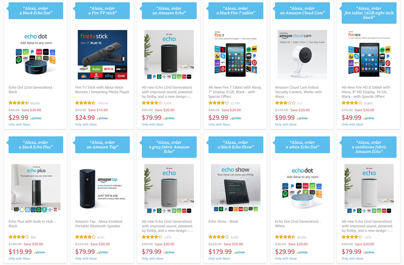 black friday deals alexa