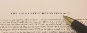 fair credit reporting act (FCRA)