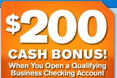 $200 business checking account bonus