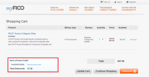 myfico promo code february 2014