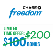 chase freedom $200 offer