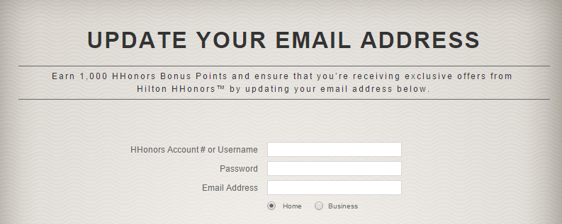 update your e-mail address