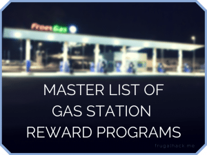 Master List of Gas Station Reward Programs