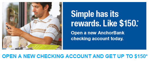 anchor bank 150 cash bonus