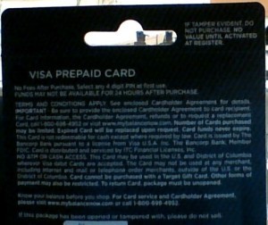 target $400 visa 3