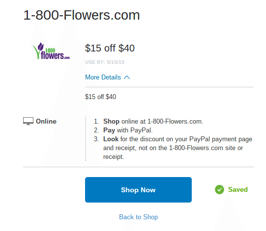 Paypal 1800 Number >> 15 Off 15 At 1800flowers Send To Mom Ymmv Doctor Of Credit Paypal 1800 Number >> 15 Off 15 At 1800flowers Send To Mom Ymmv Doctor Of Credit