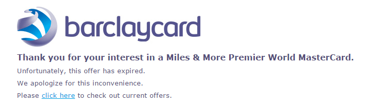 barclaycard offer