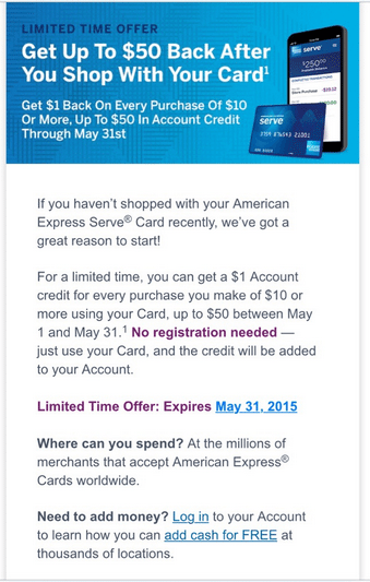 serve $1 offer
