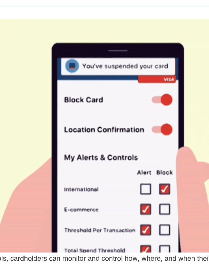 Visa Announces System to Help Consumers Monitor and Control Cards ...