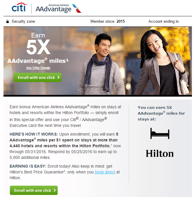 citi aa offer
