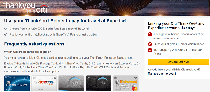 citi expedia