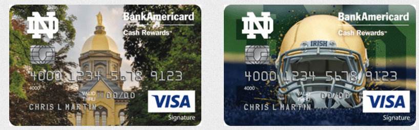 notre dame credit card