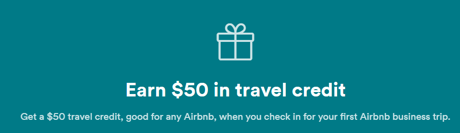 airbnb 50 business credit