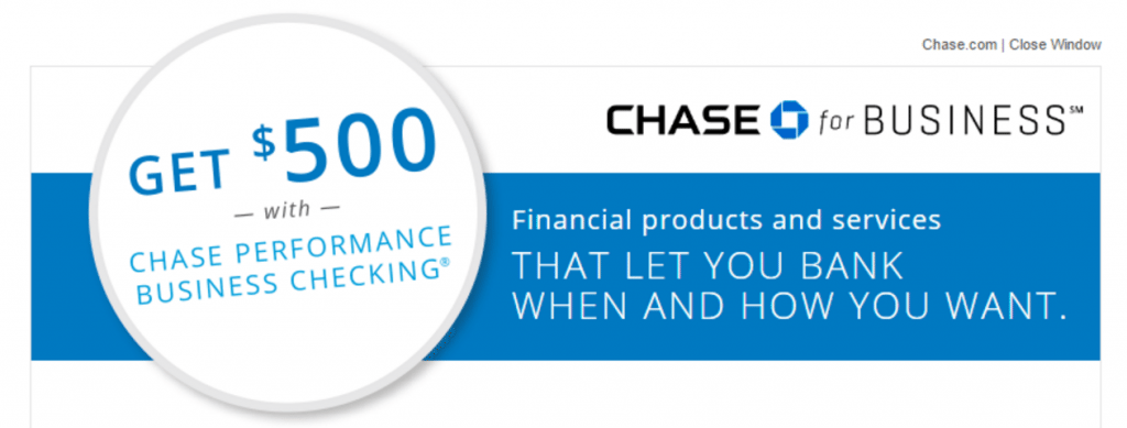 chase business checking