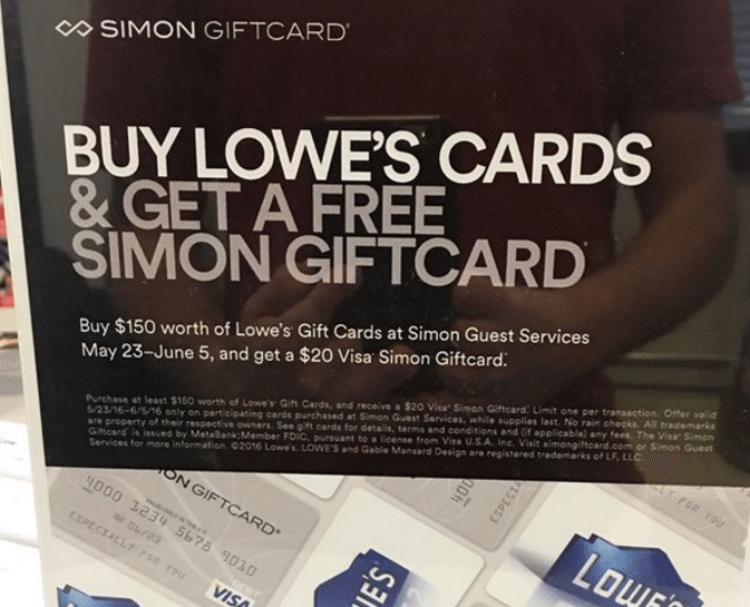 lowe's gift cards