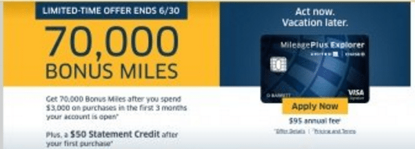 chase united 75k + $50