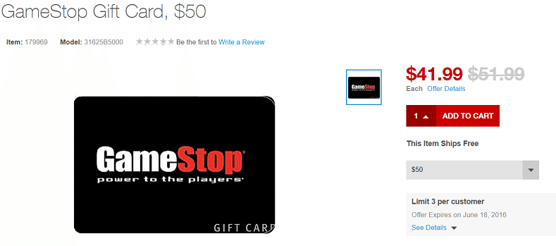 gamestop gift card