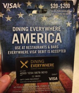 Dining-Everywhere-Prepaid-Visa-Card
