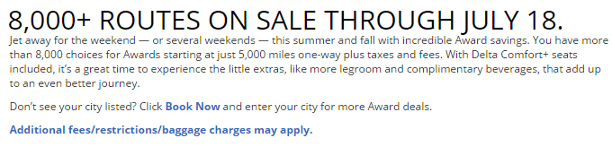 delta sale