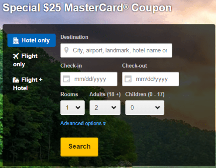 expedia $25 coupon