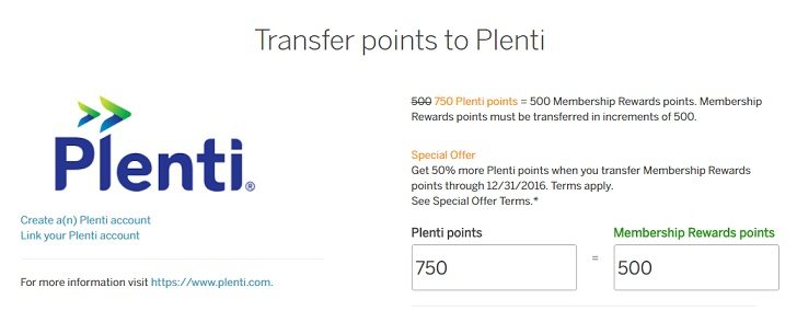 plenti points