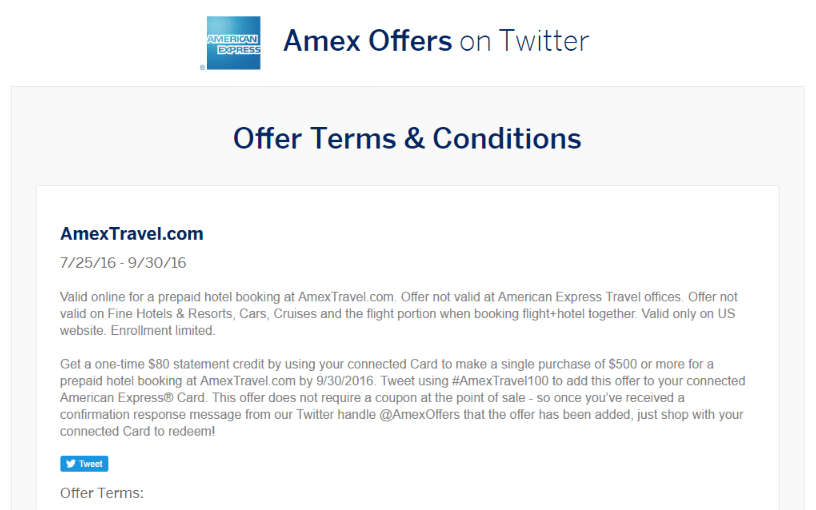 amex offers