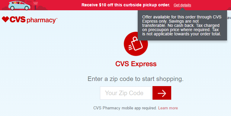 cvs curbside