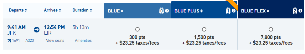 jetblue sale