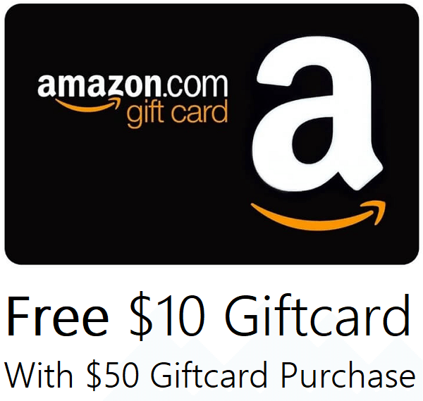 Targeted Free 10 Amazon Credit With 50 Gift Card Purchase Doctor Of Credit