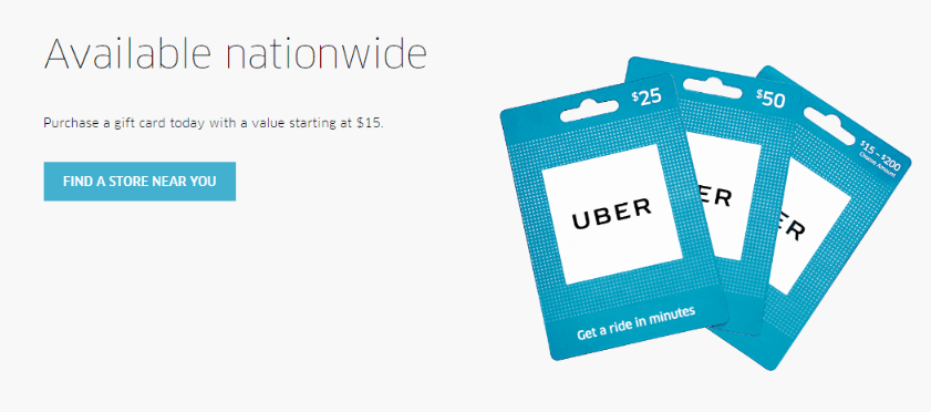 You Can Now Buy Uber Giftcards In Stores Doctor Of Credit