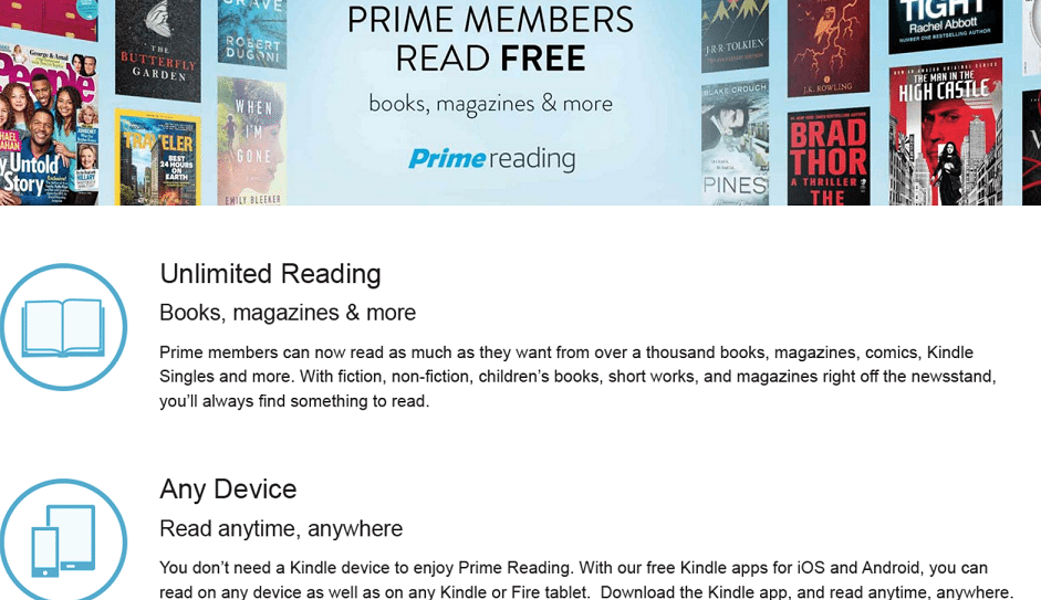 Amazon Prime Now Includes Prime Reading Free Access To 1,000+ Titles