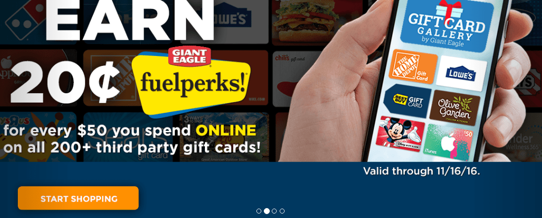 Gift Card Gallery by Giant Eagle