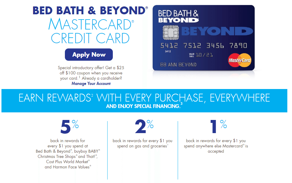 Bed Bath & Beyond Launches New Comenity Credit Card - Doctor Of Credit