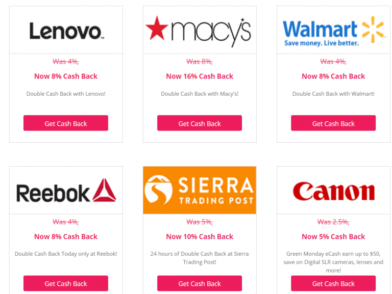 Green Monday Increased Rates & Topcashback & Ebates Doctor Of Credit