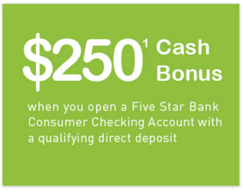 five-star-bank-250-bonus