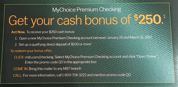 m&t bank bonus