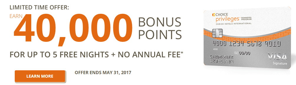 Choice Hotels Rewards Chart