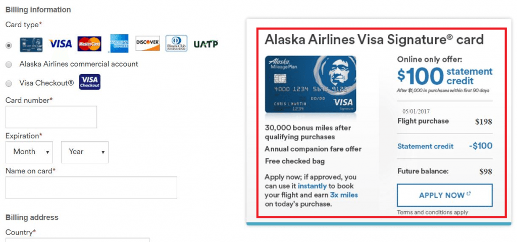 alaska airlines offer
