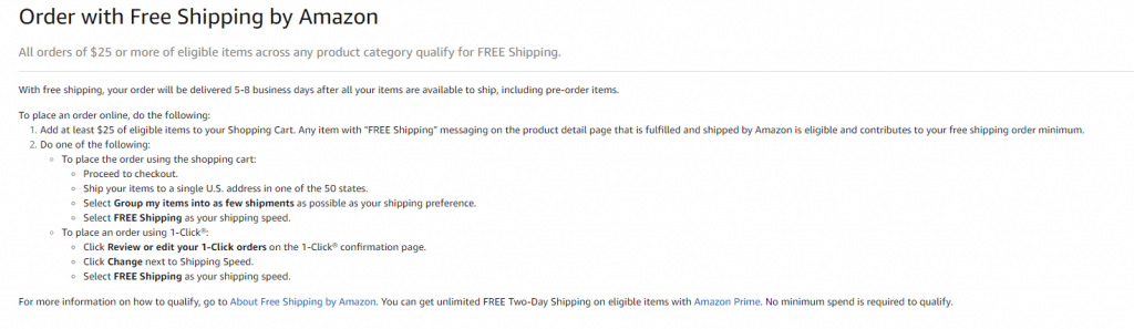 free shipping