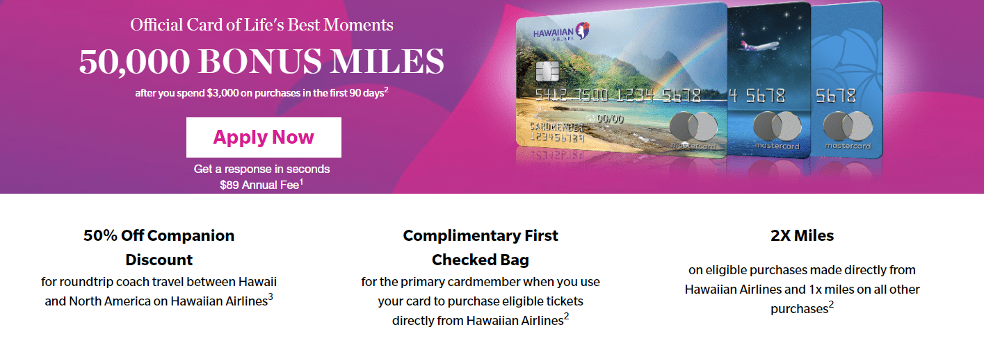 6,6 Hawaiian Airlines Mile Credit Card Bonus From Barclaycard