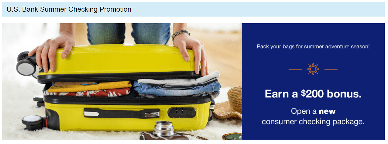 [Expired] U.S. Bank $200 Checking Bonus - Nationwide & Public - No Direct Deposit Required - Doctor Of Credit