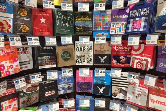 What are the most common Gift Card Brands sent during holiday season? -  Doctor Of Credit