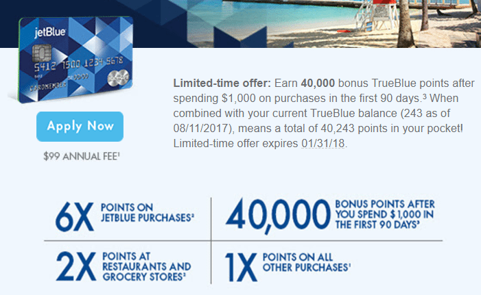 Barclaycard Jetblue Plus 40 000 Point Offer Highest Ever Doctor Of Credit