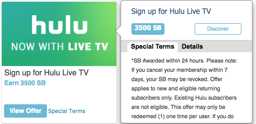 Swagbucks Hulu Promotion: Earn 3,000 Swagbucks ($22 MoneyMaker)