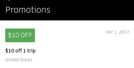 Uber new sales promo code 2019