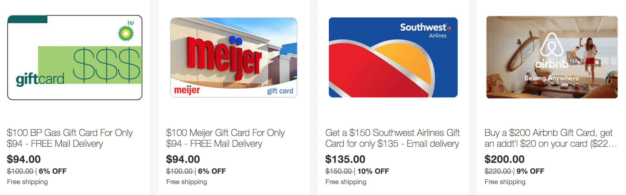 100 Meijer Gift Card Image