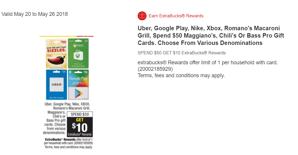 Google Play $10 Gift Card, 1 each