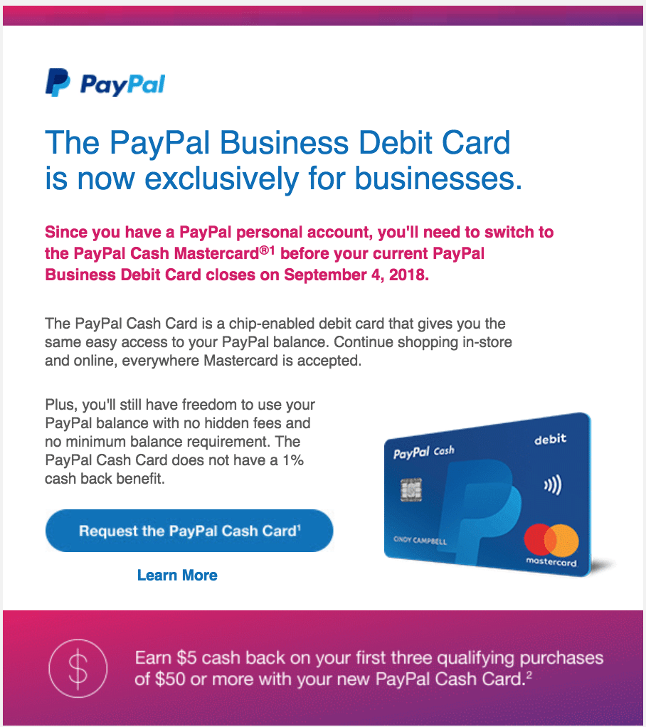 Paypal Business Debit Card Now Reserved Only For Paypal