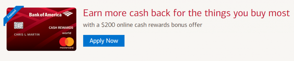 Bank of America Cash Rewards $200 Cash Signup Bonus - Doctor Of Credit