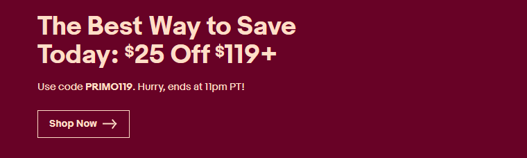 Ebay coupon 25 off